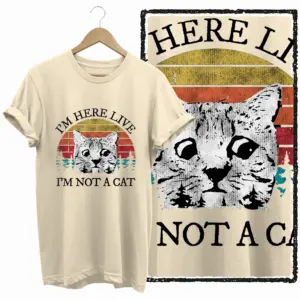I'm Not A Cat Graphic T-Shirt