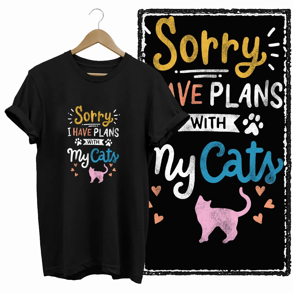 Just A Girl Who Loves Cats Graphic T-Shirt - Image 2