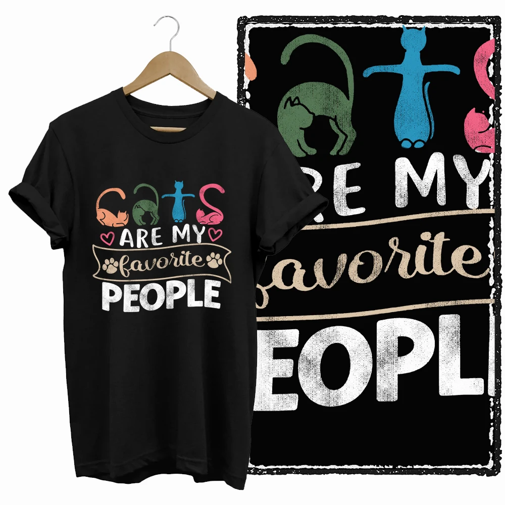 Just A Girl Who Loves Cats Graphic T-Shirt - Image 17