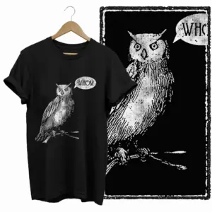 Whom Owl Graphic T-Shirt