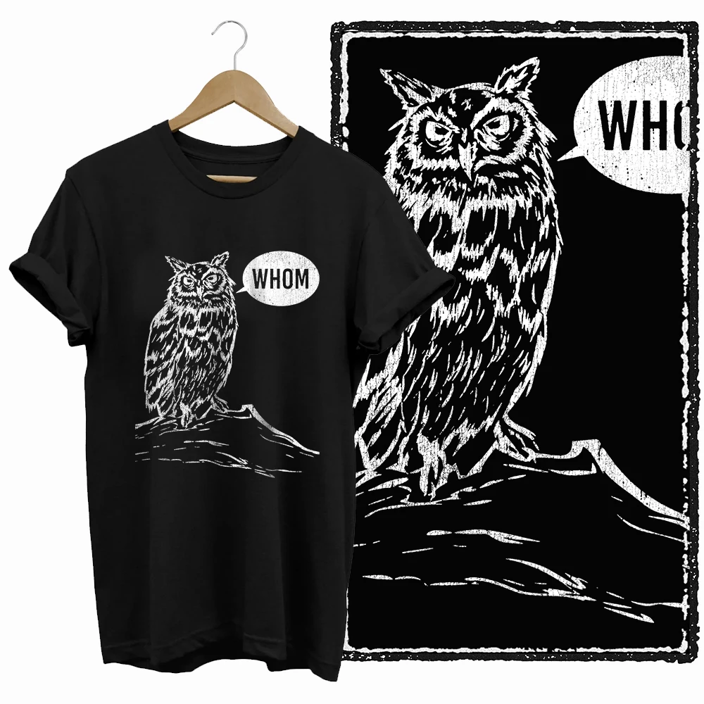 Whom Owl Graphic T-Shirt