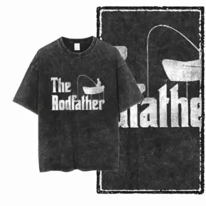 The Rodfather Fishing Graphic T-Shirt