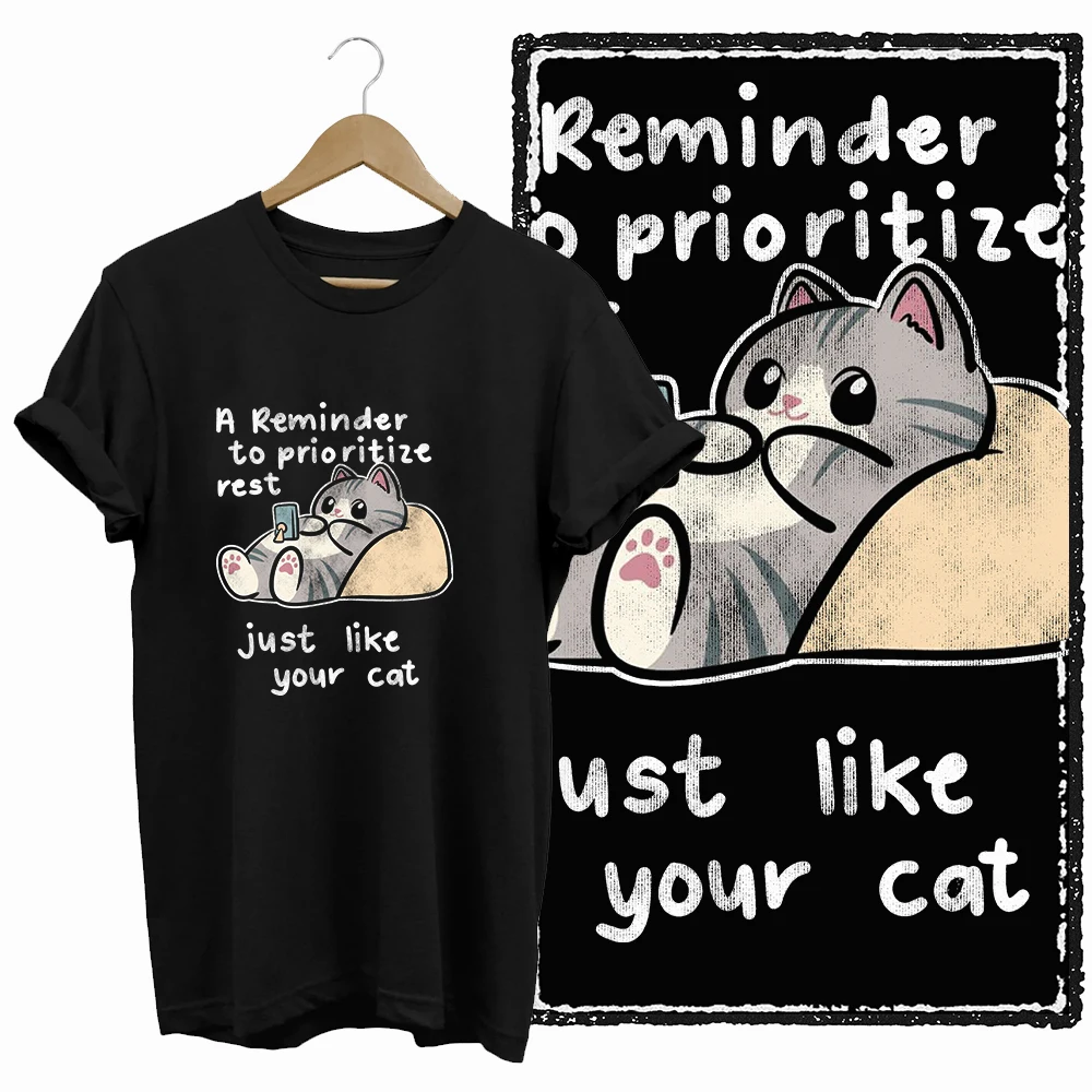 Just A Girl Who Loves Cats Graphic T-Shirt - Image 21