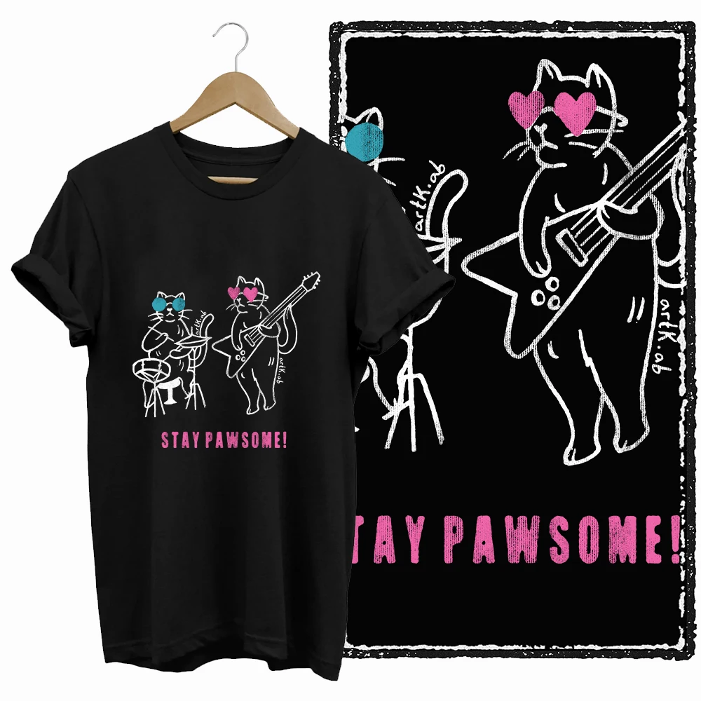 Just A Girl Who Loves Cats Graphic T-Shirt - Image 34