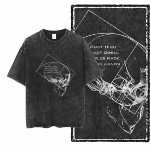 Geometric Skull Graphic T-Shirt
