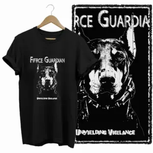 Fierce Guardian Doberman Graphic T-Shirt