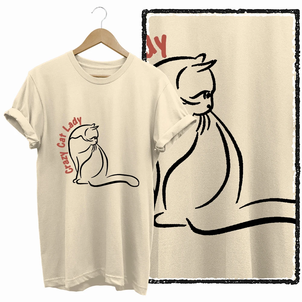 Crazy Cat Lady Graphic T-Shirt