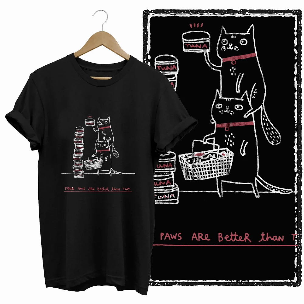 Just A Girl Who Loves Cats Graphic T-Shirt - Image 36