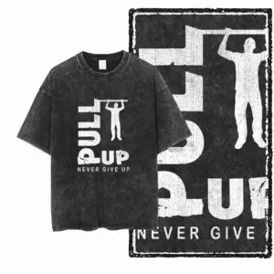 Pull-Up Motivation Graphic T-Shirt