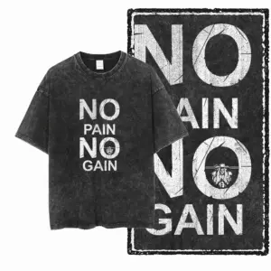 No Pain No Gain Graphic T-Shirt