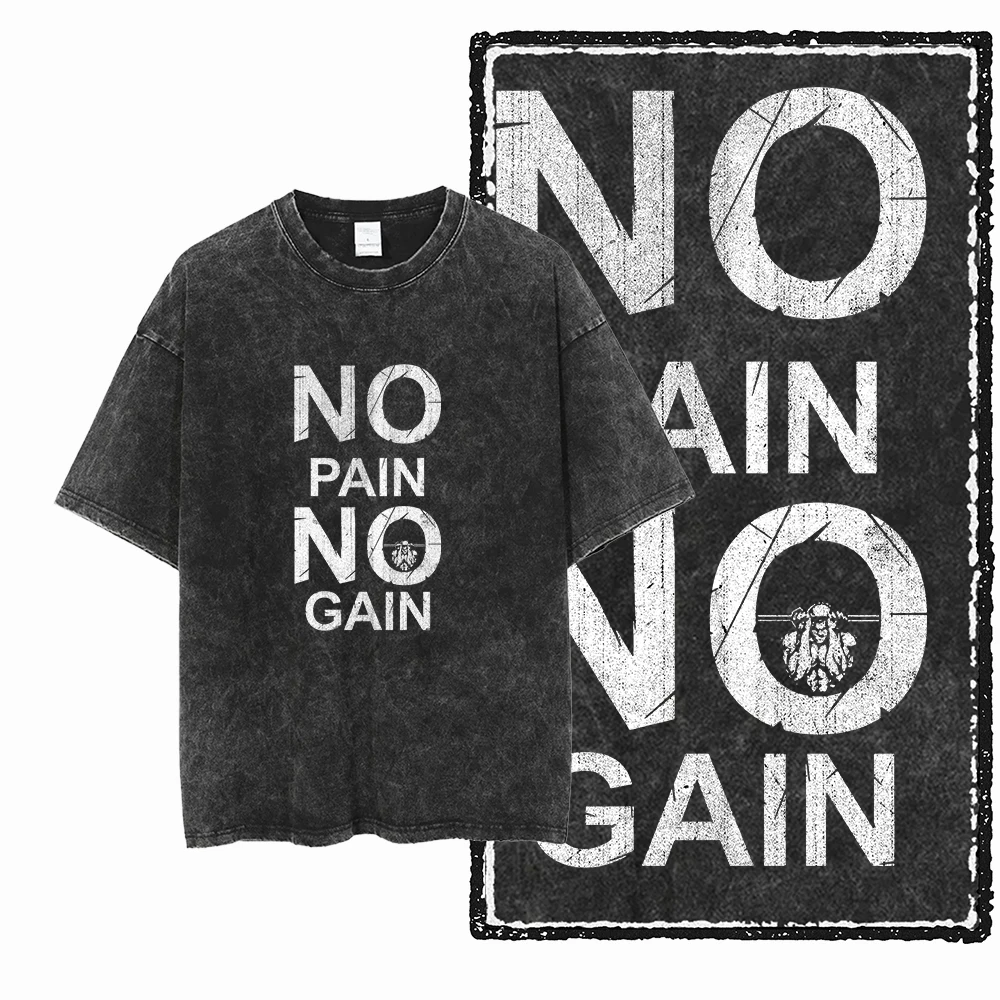 No Pain No Gain Graphic T-Shirt
