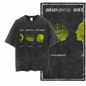 Body Brain Soul Graphic T-Shirt