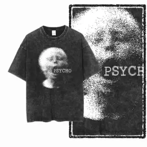 Psycho Face Graphic T-Shirt