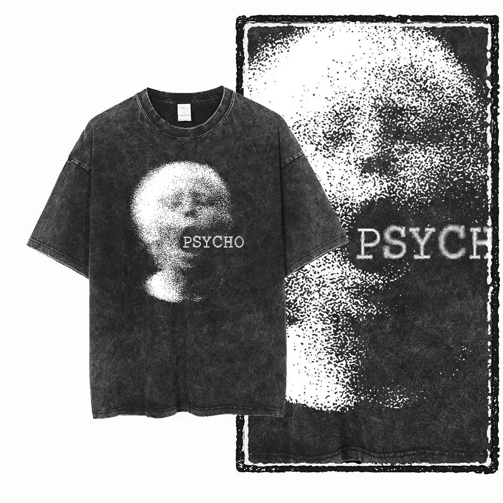 Psycho Face Graphic T-Shirt