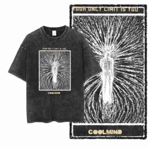 Contour Human Figure Graphic T-Shirt