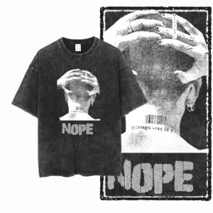 Nope Portrait Graphic T-Shirt