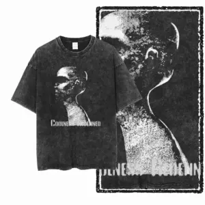 Monochrome Portrait Graphic T-Shirt