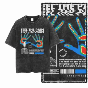 Feel the Pain Hands Graphic T-Shirt
