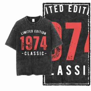 1974 Classic Typography Graphic T-Shirt