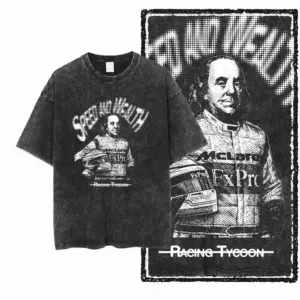 Benjamin Franklin Racing Graphic T-Shirt